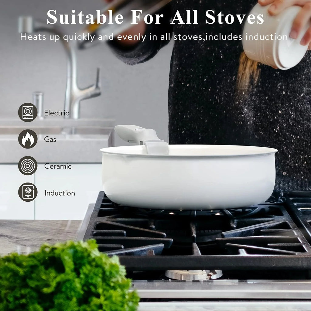 10 Pcs Nonstick Ceramic Cookware Set A53470