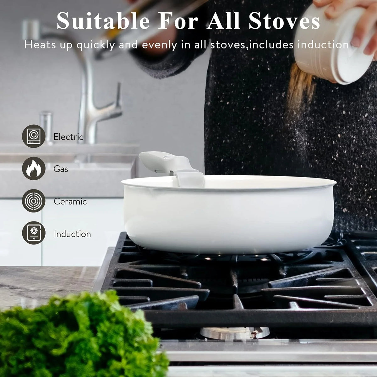 10 Pcs Nonstick Ceramic Cookware Set A53470