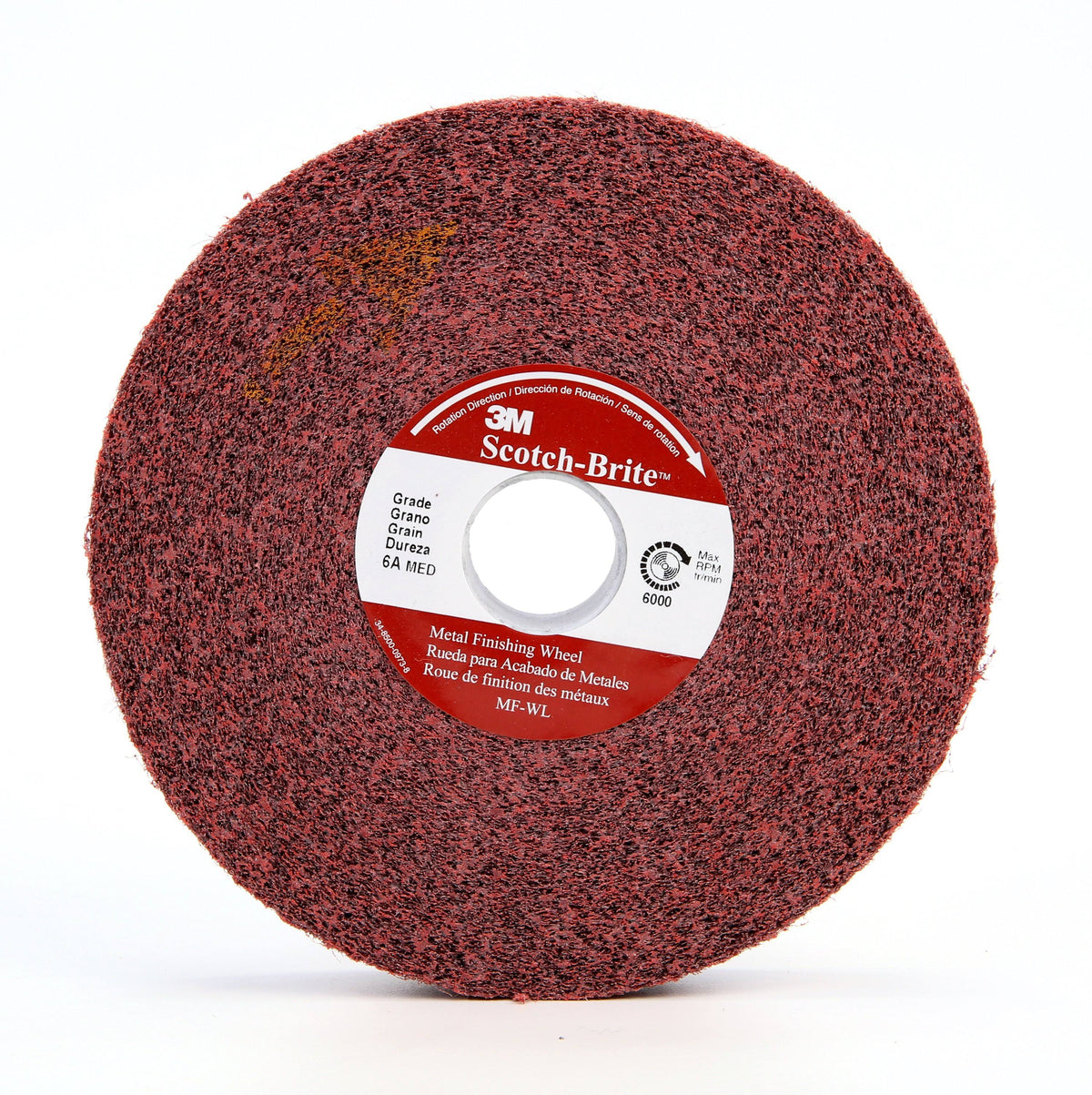 Metal Finishing Wheel, 14 in x 3 in x 8 in Z408