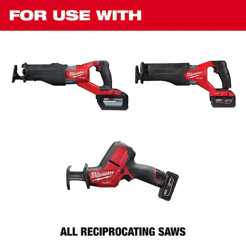 Wood and Metal Cutting Bi-Metal Reciprocating Saw Blade Set (10-Piece) L26984