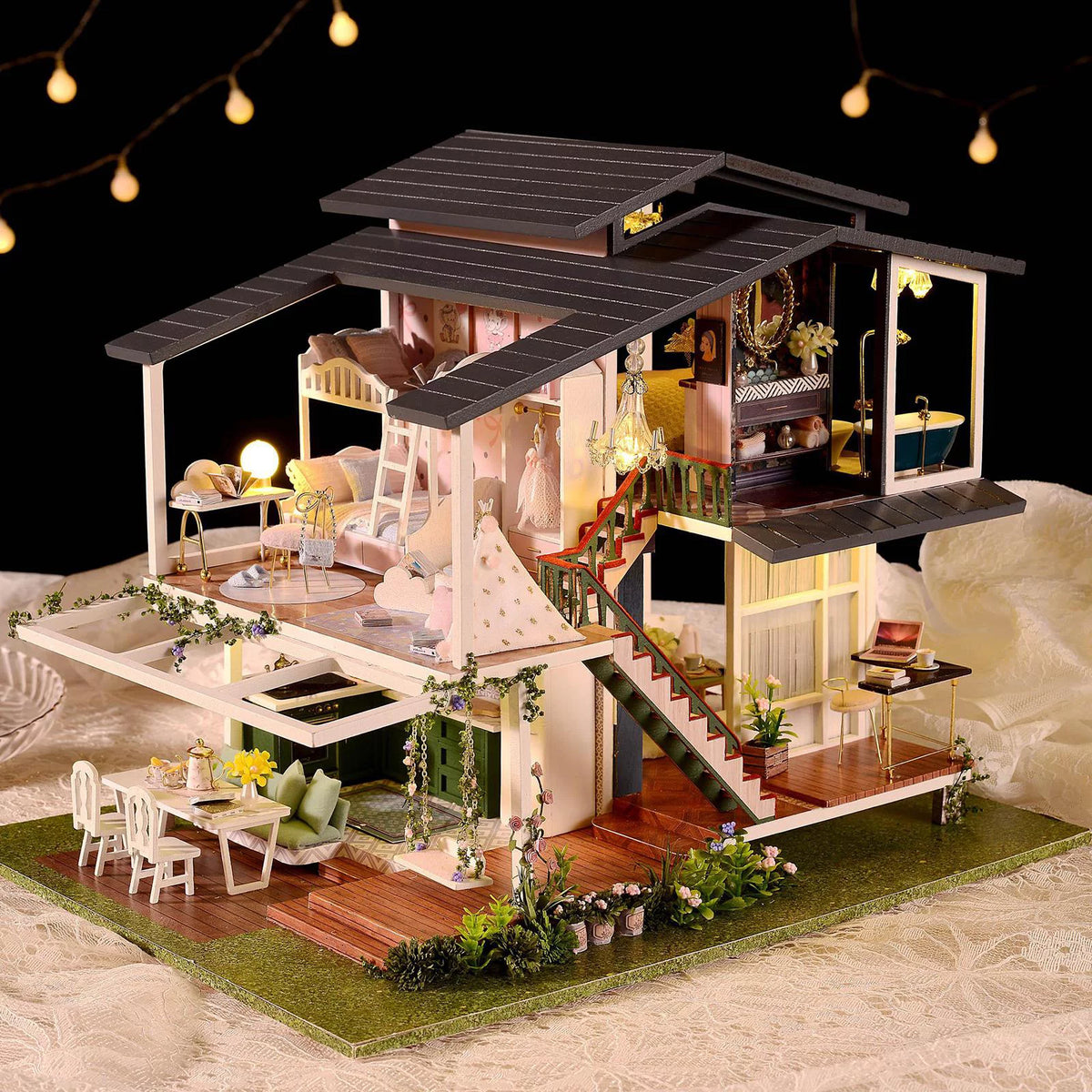 DIY Miniature Dollhouse Furniture Kit Z812285