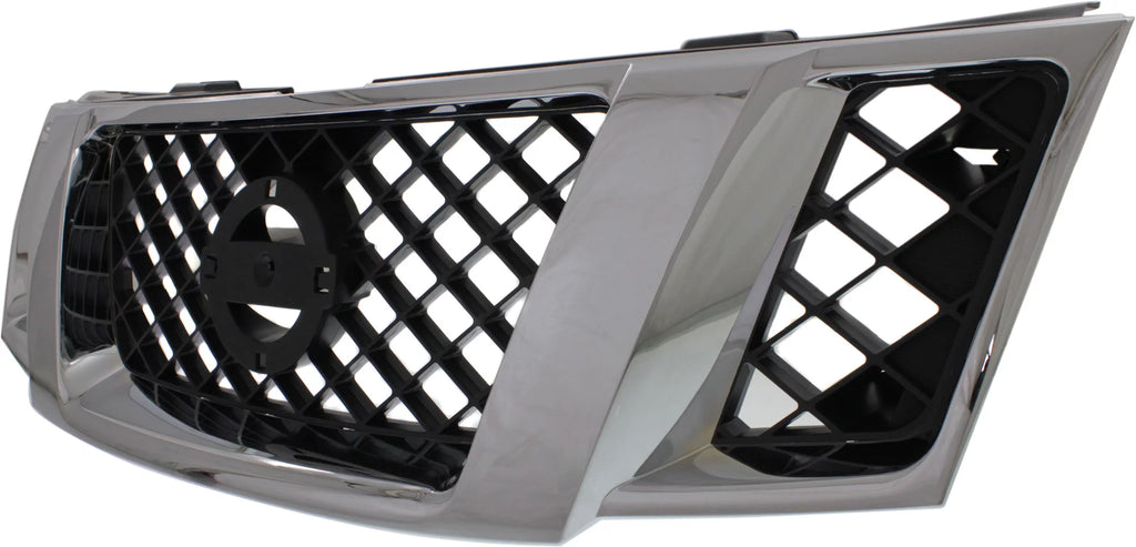 Chrome Shell with Black Insert Grille Assembly M2518