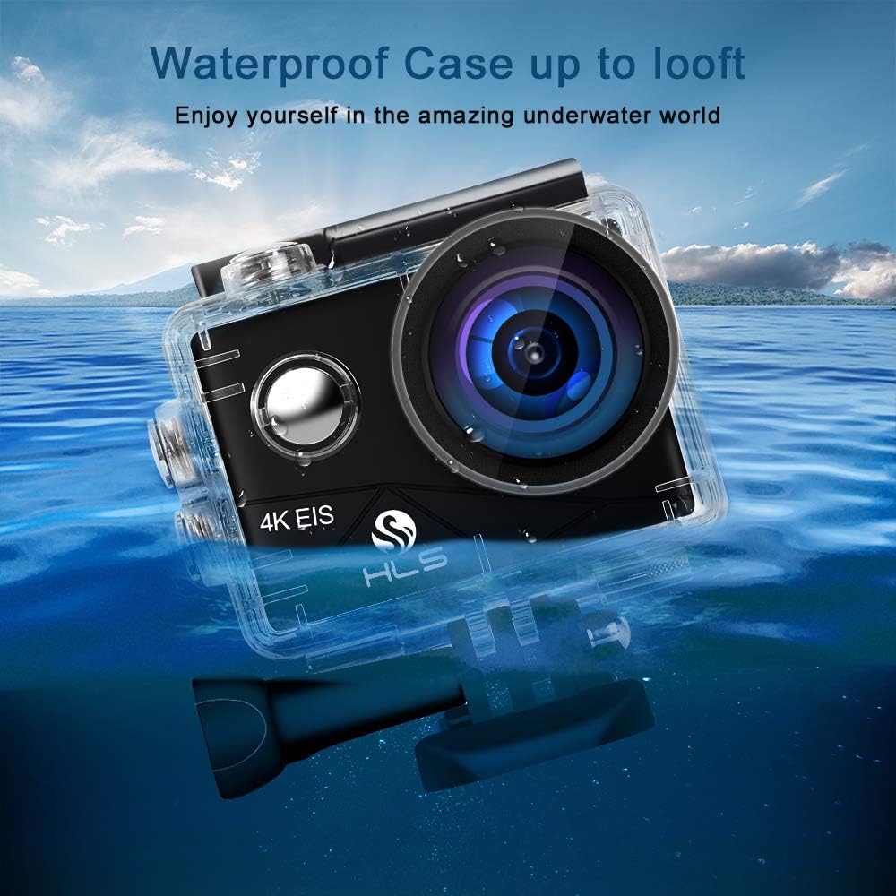 4K Waterproof Action Camera with Wide Angle Lens T204983