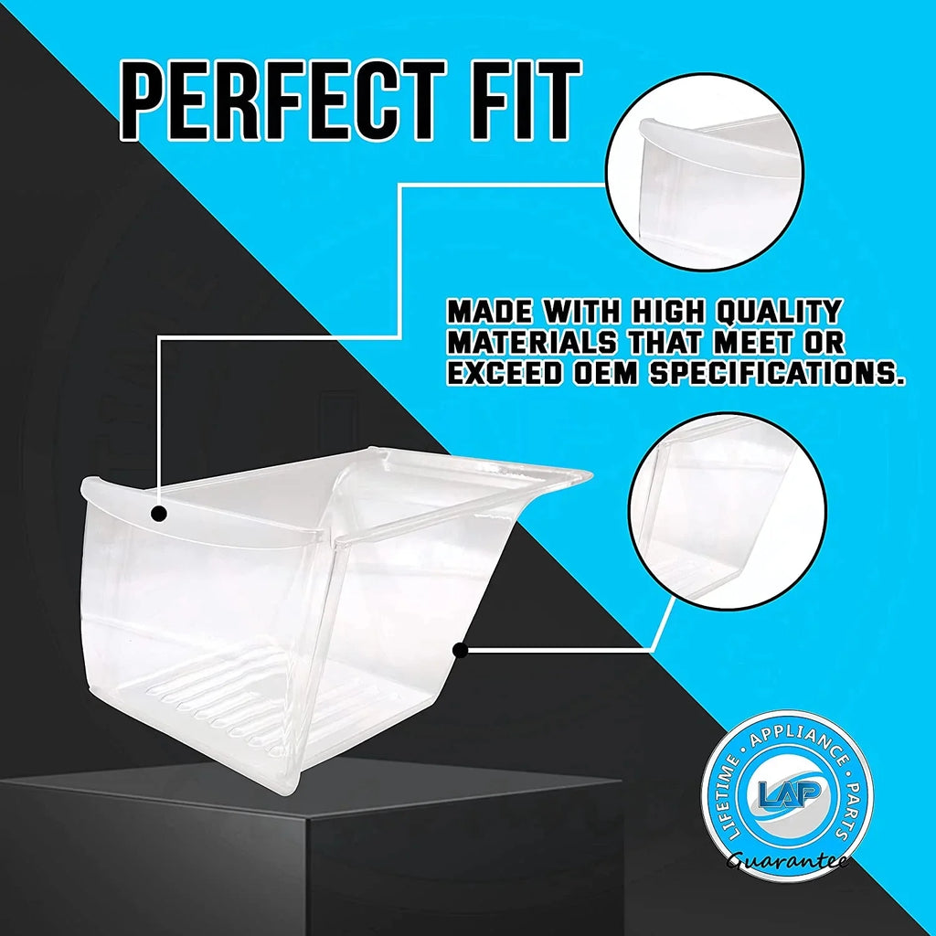 Crisper Bin Compatible with Frigidaire Refrigerator Shelf J1569