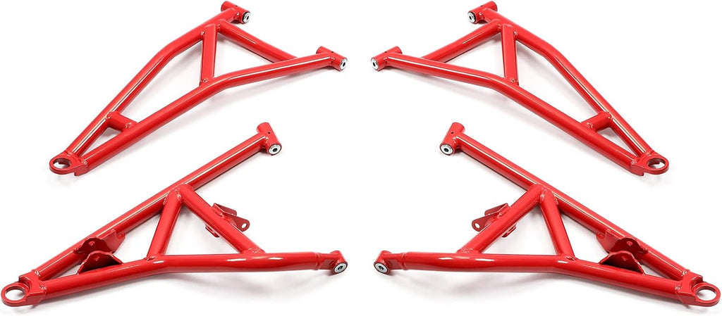 4 A Arms Upper & Lower Rods A-Arms Powder Coated Heavy Duty U96924