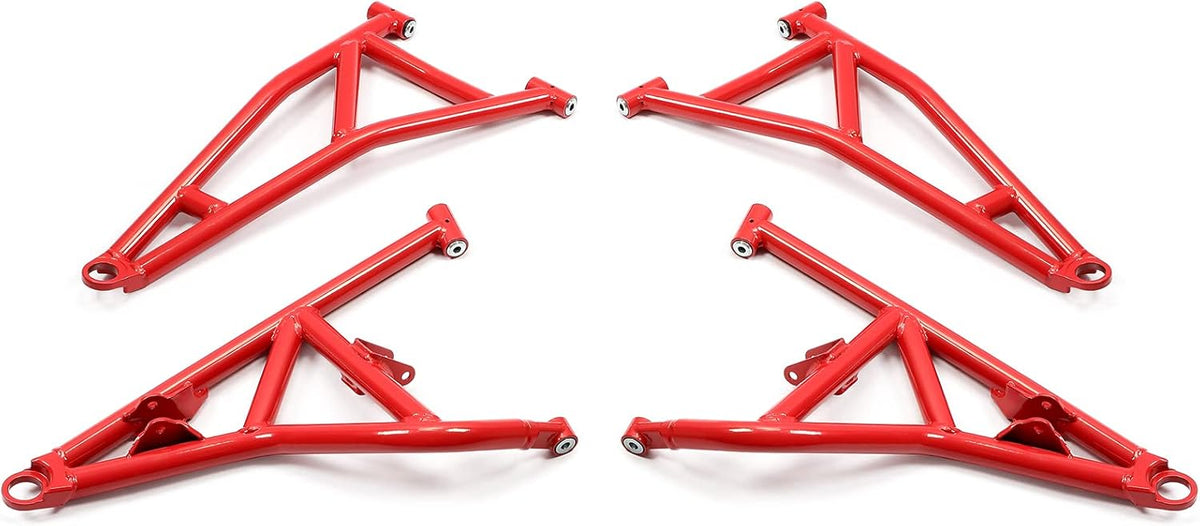 4 A Arms Upper & Lower Rods A-Arms Powder Coated Heavy Duty U96924