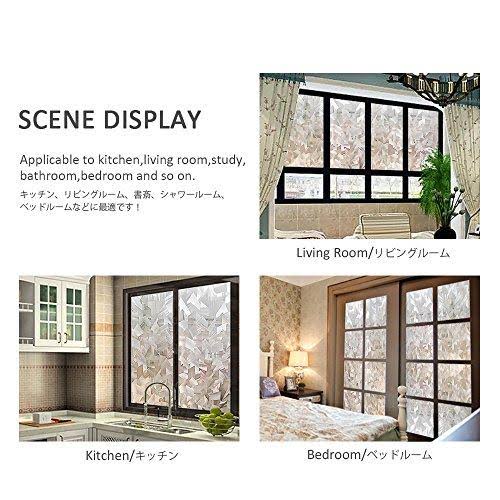 3D Ecology Static Decoration Window Film Glass Stickers, 35.4x78.7 U7167