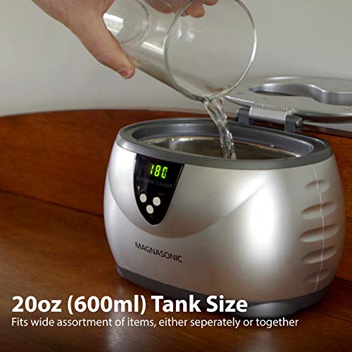 Ultrasonic Jewelry and Eyeglass Cleaner with Digital Timer 2 Pack A3589