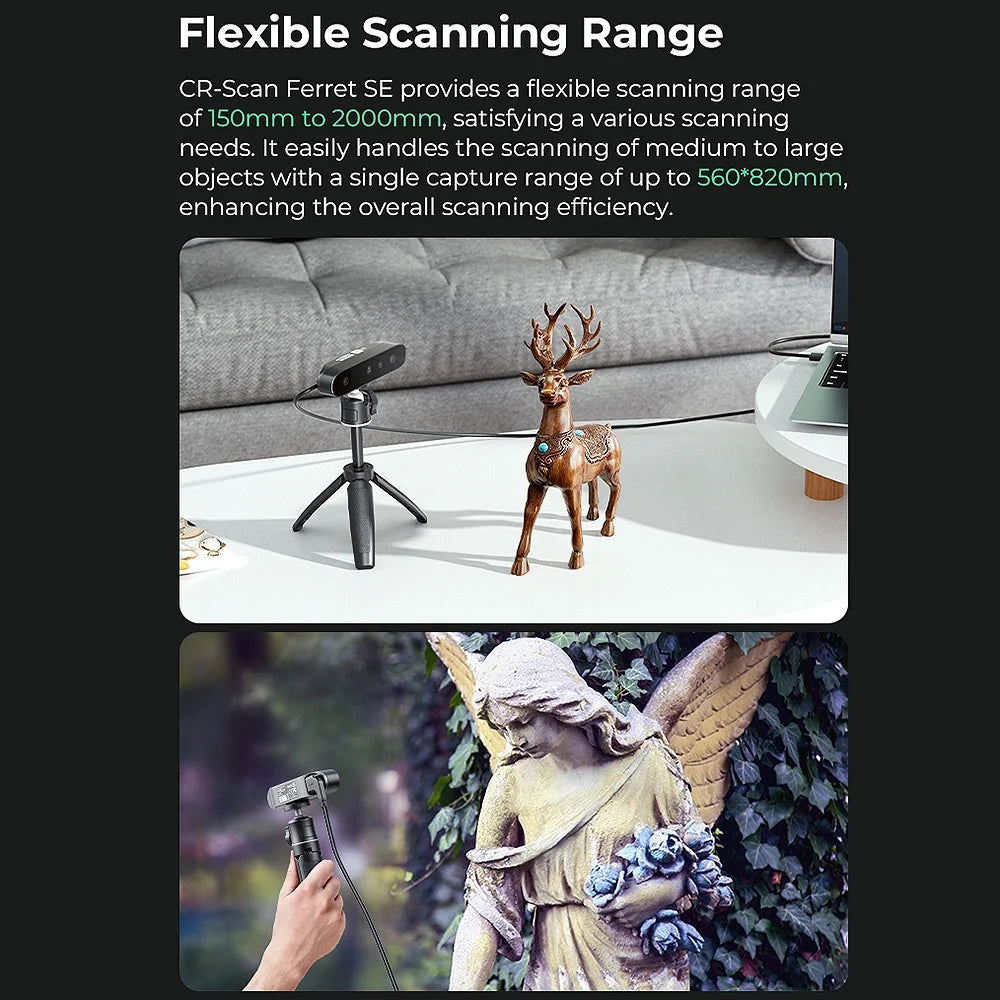 Handheld 3D Scanner 30fps 0.1mm Dual Mode B8807