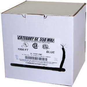 1000ft Cat6 550mhz Solid Plenum Cable N202774