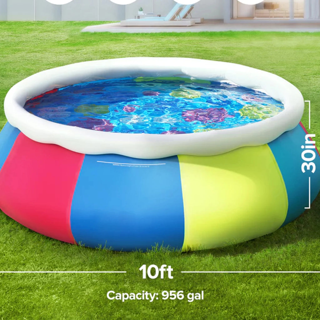 10ft x 30in Inflatable Swimming Pool R2095