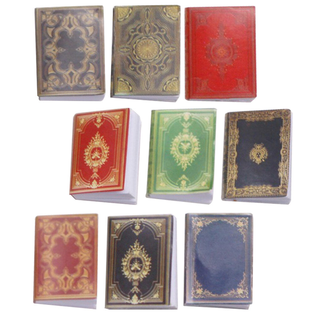 9pcs Doll House Mini Books Toys W194024