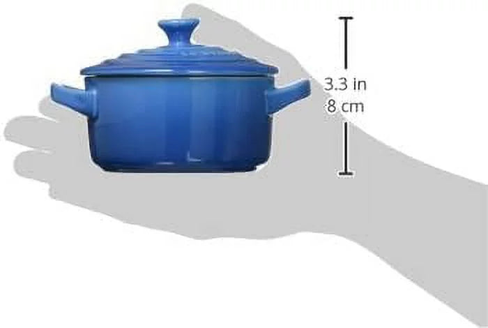8 oz Mini Round Stoneware Cocotte N795