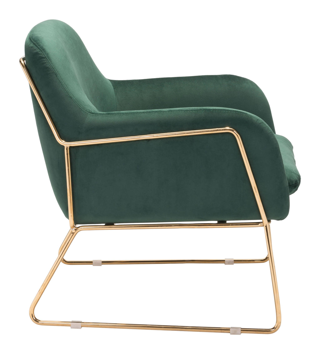 Pink Velvet Arm Chair L97119