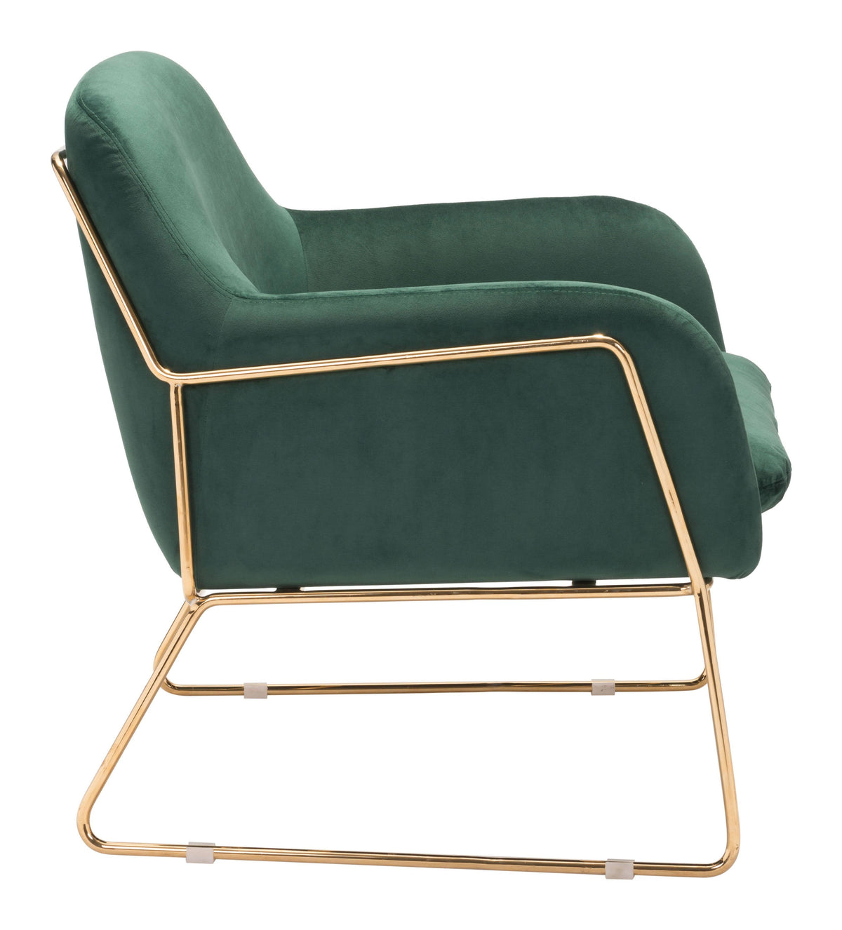 Pink Velvet Arm Chair L97119