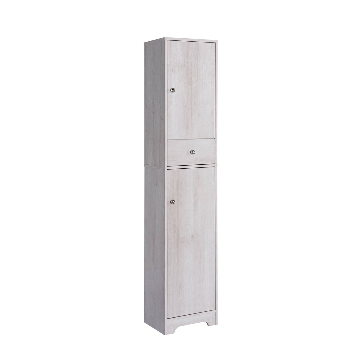 White Oak Compact Farmhouse Armoire D5310