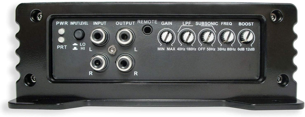 Single 12 Vented Port Sub Box & Car Stereo Amplifier H694782