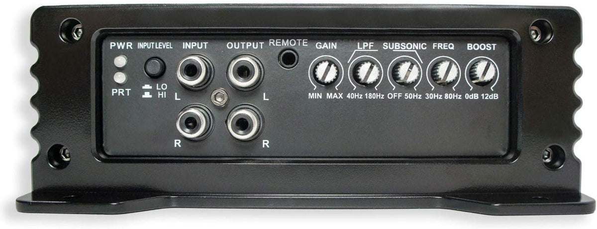 Single 12 Vented Port Sub Box & Car Stereo Amplifier H694782