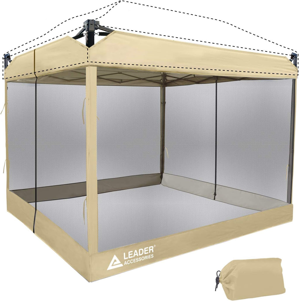 Mesh Screen Zippered Wall Panels for 10' x 10' Canopy K8227