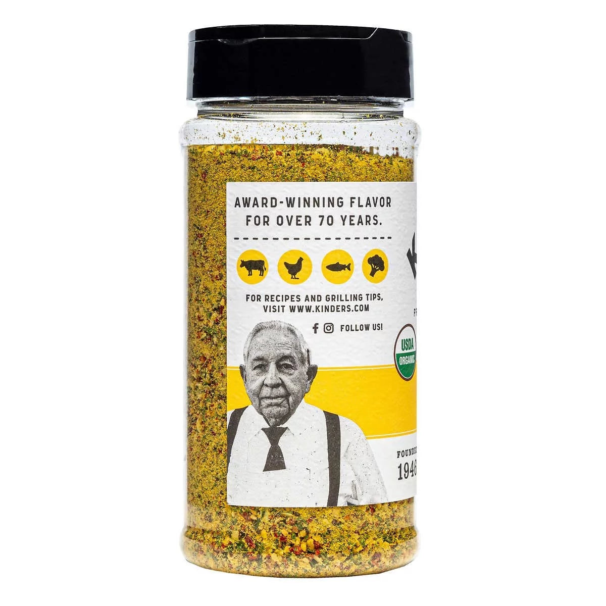 Organic Buttery Steakhouse Seasoning Rub 10.4 Ounce (3 Packs) W502115