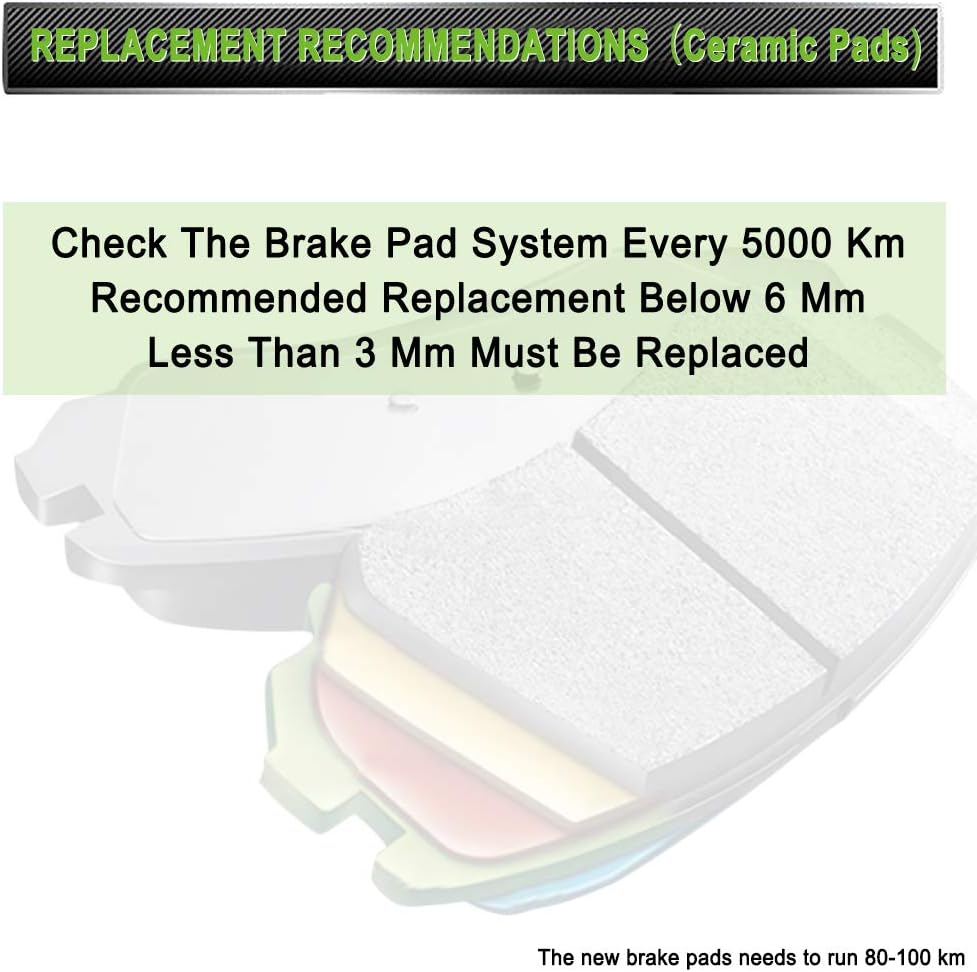 Ceramic Front Rear Disc Brake Pad Set P54965