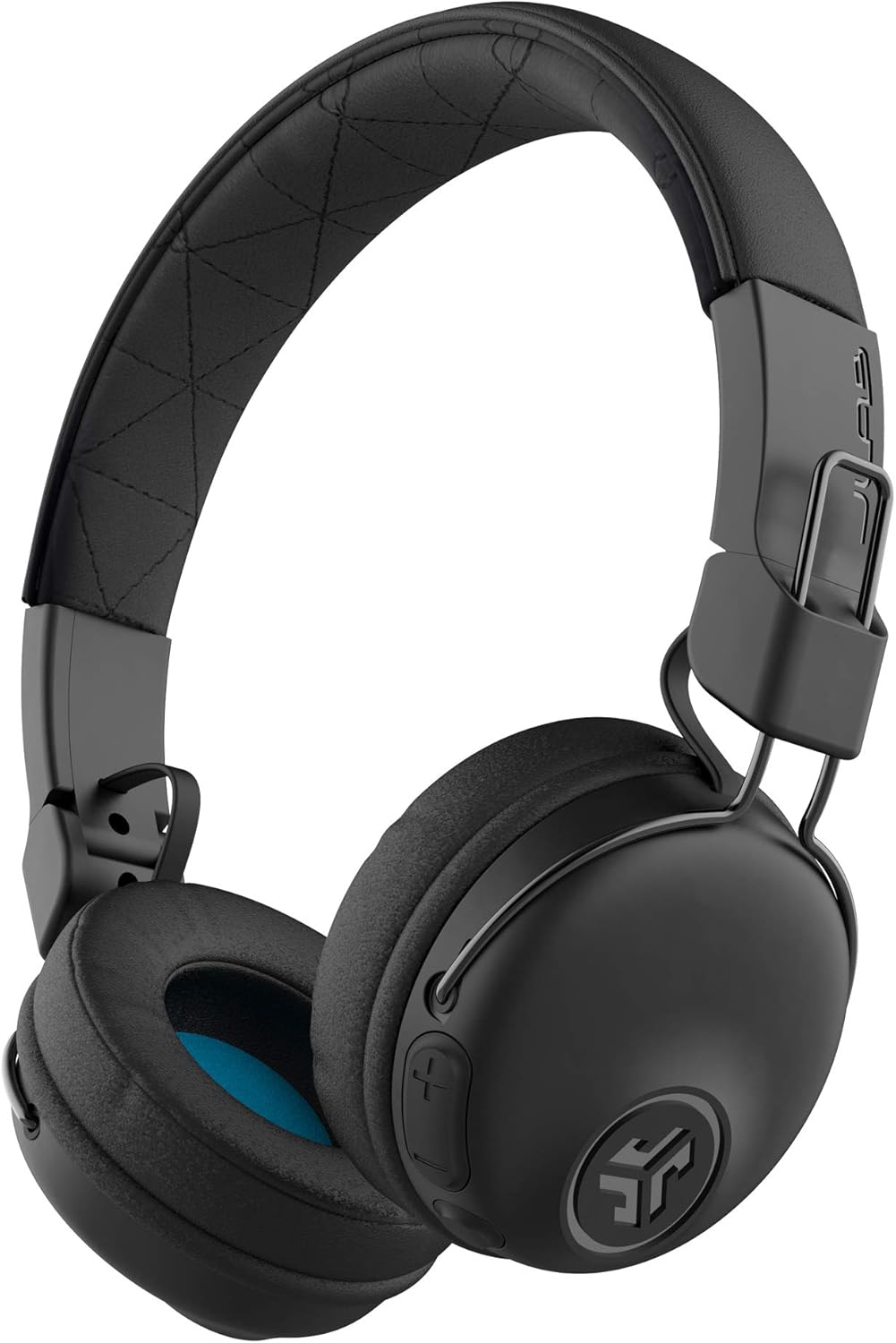 JLab Studio Bluetooth Wireless On-Ear Headphones with Faux Leather Cushions H8573