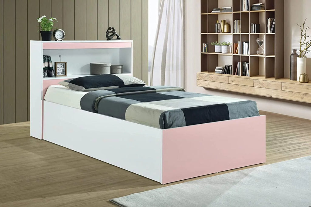 Twin-Size Captain Bed with 3-Drawers and Headboard in Mahogany M922178
