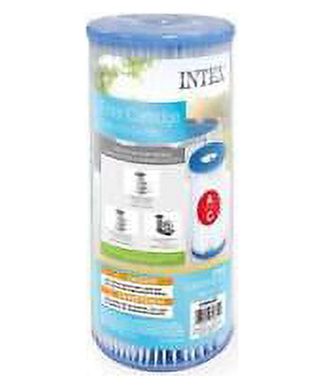 2Pc Intex Krystal Clear Pool Filter 4.25 in. W X 8 in. L E8441