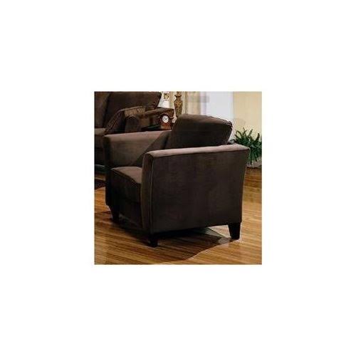 Brown Microfiber Chair F607