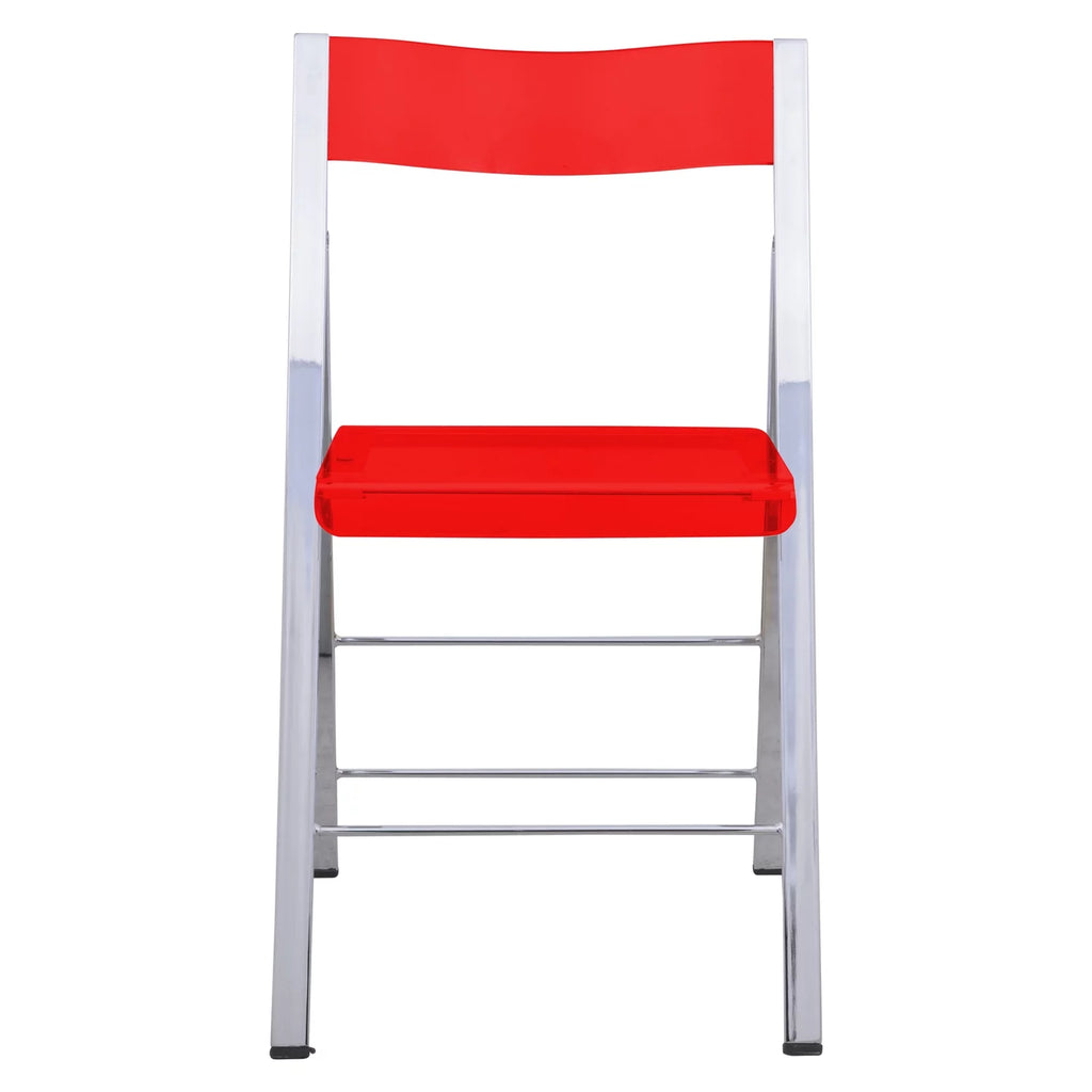 Acrylic Folding Chair Set of 2 A5751