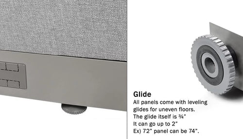 114"W x 72"H Wall Mounted Room Divider U144246