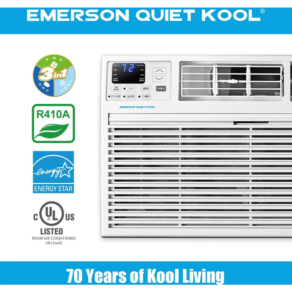 230V 14,000 BTU Through-the-Wall Air Conditioner with Remote Control D62987