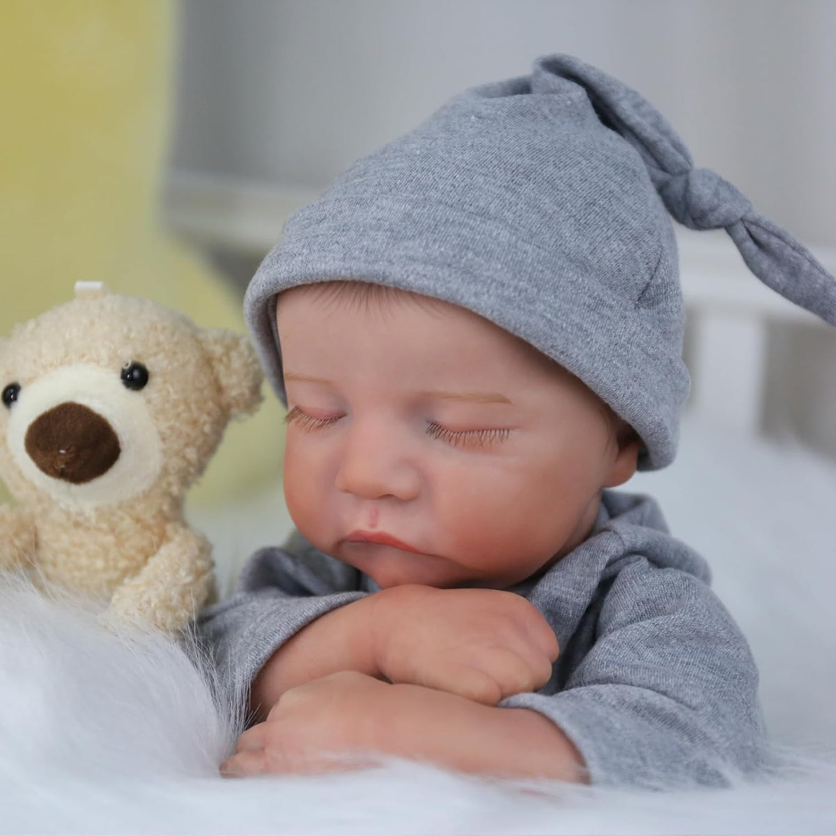 18 Inch Full Vinyl Reborn Boy Doll N89706