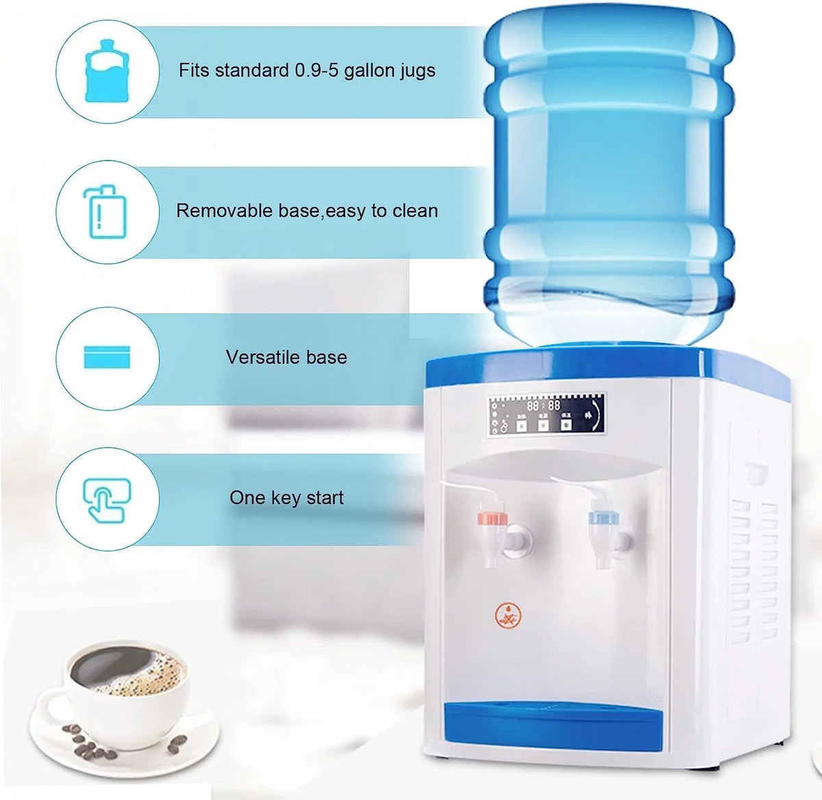 550W Small Water Cooler Dispenser 5 Gallon H8013