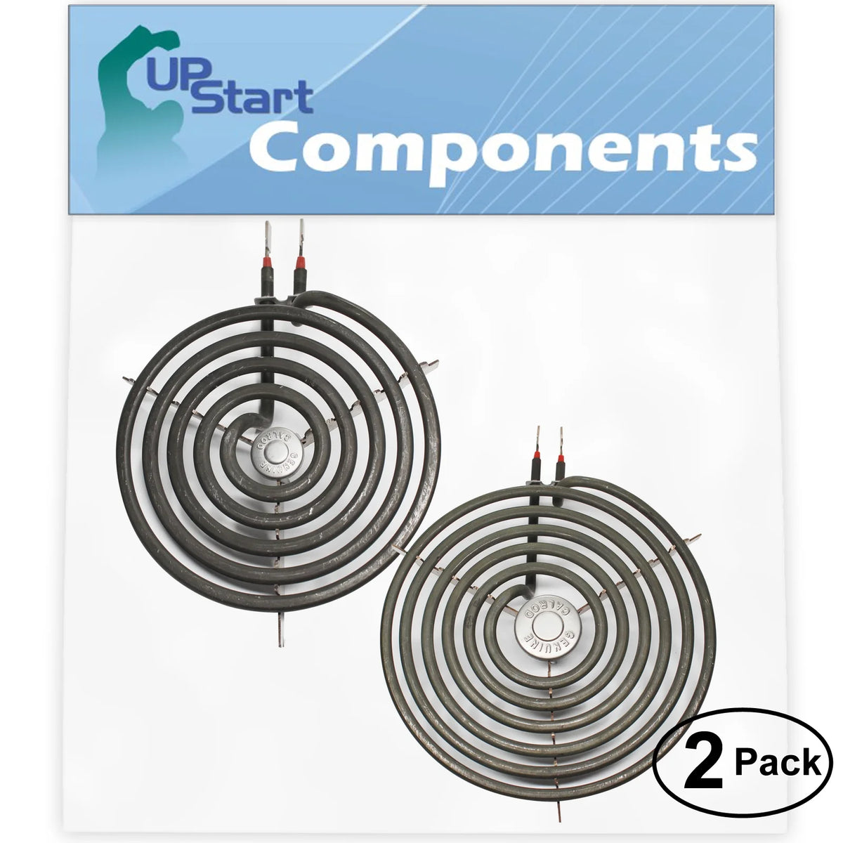 2-Pack 8 inch 6 Turns & 6 inch 5 Turns Surface Burner Elements S215013