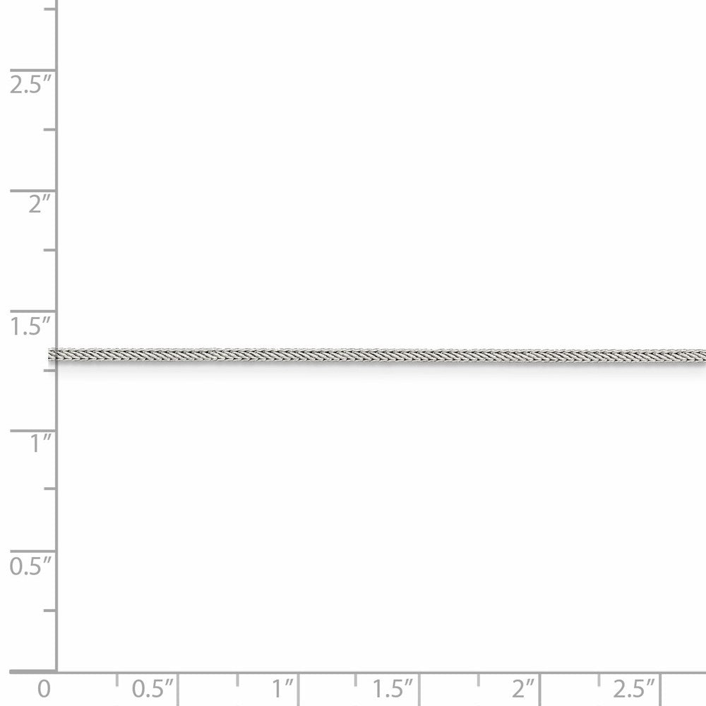Sterling Silver Initial R Heart Necklace - 24 Inch K144