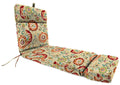 72" x 22" Multicolor Rectangle Chaise Lounge Outdoor Seating Cushion I779