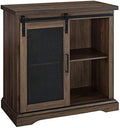 Gray Wash Wood Storage Cabinet X6023