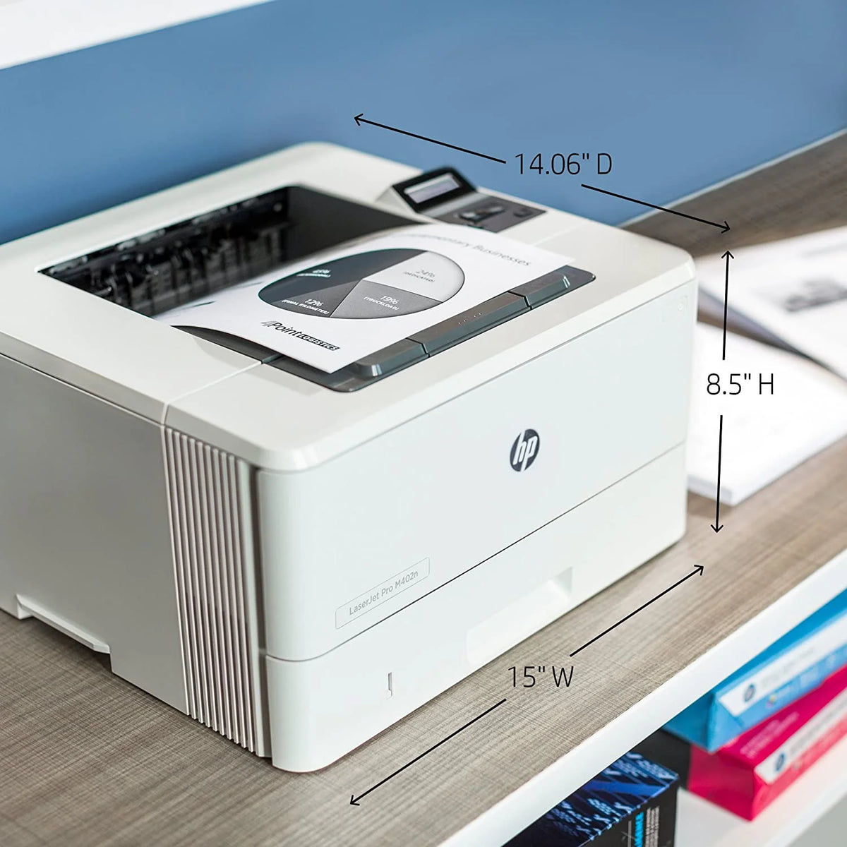 LaserJet Pro M402n Laser Printer with Built-in Ethernet A62576