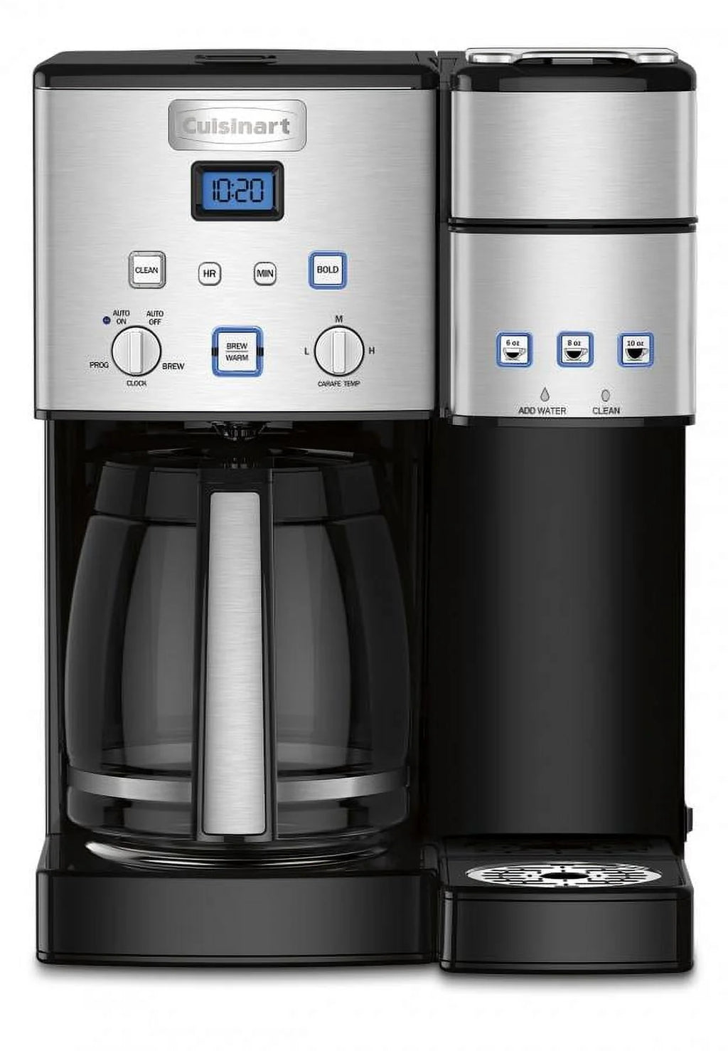12 Cup Coffeemaker and Single-Serve Brewer D458