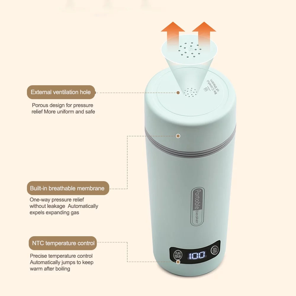 Portable Electric Kettle 350ml Stainless Steel B3630