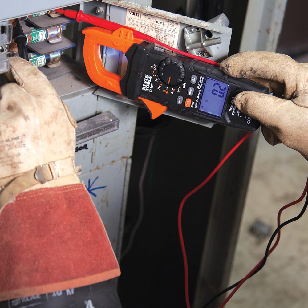 Digital Clamp Meter, Auto Ranging TRMS, AC/DC Volt/Current, LoZ, Continuity, Frequency, Capacitance, NCVT, Temp, 1000V J7266