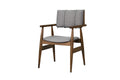 Gray Solid Wood Dining Chairs (Set of 2) I982