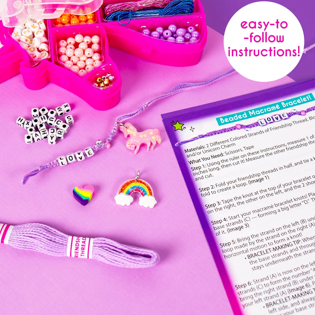 Unicorn Friendship Bracelet Making Kit Y689
