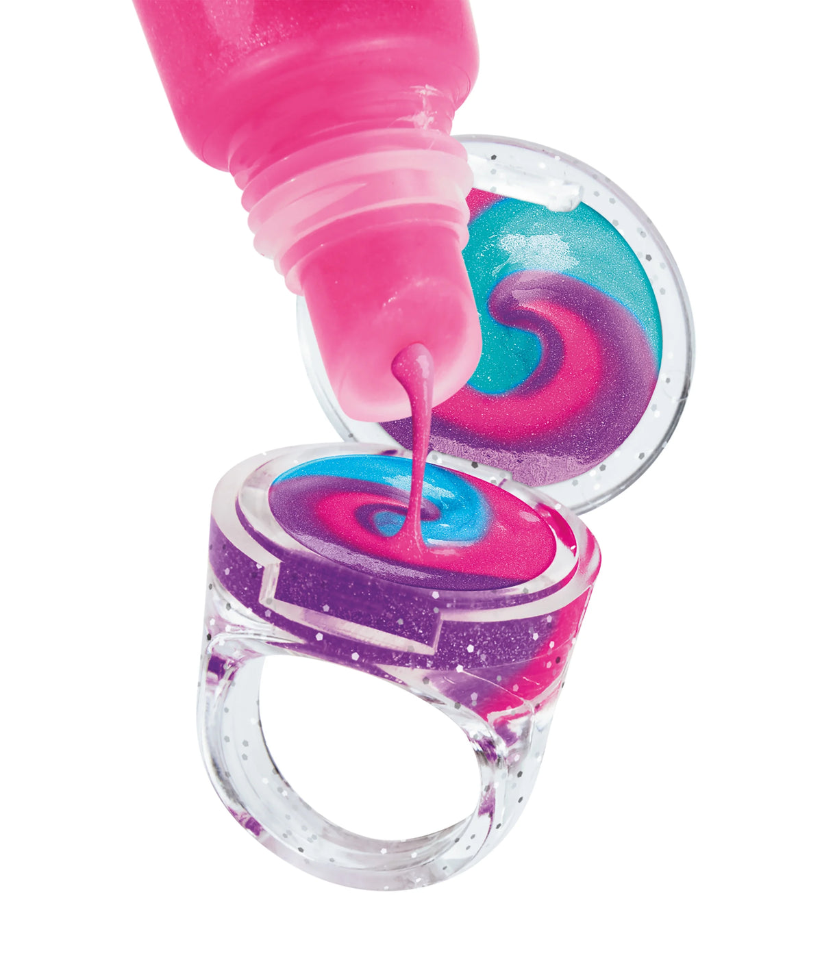 Glitter & Gem Lip Gloss Lockets Multicolor Craft Kit R264