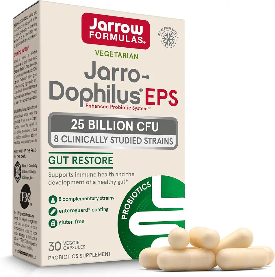 Probiotic Nutritional Supplements 25 Billion CFU 30 Capsules L3936