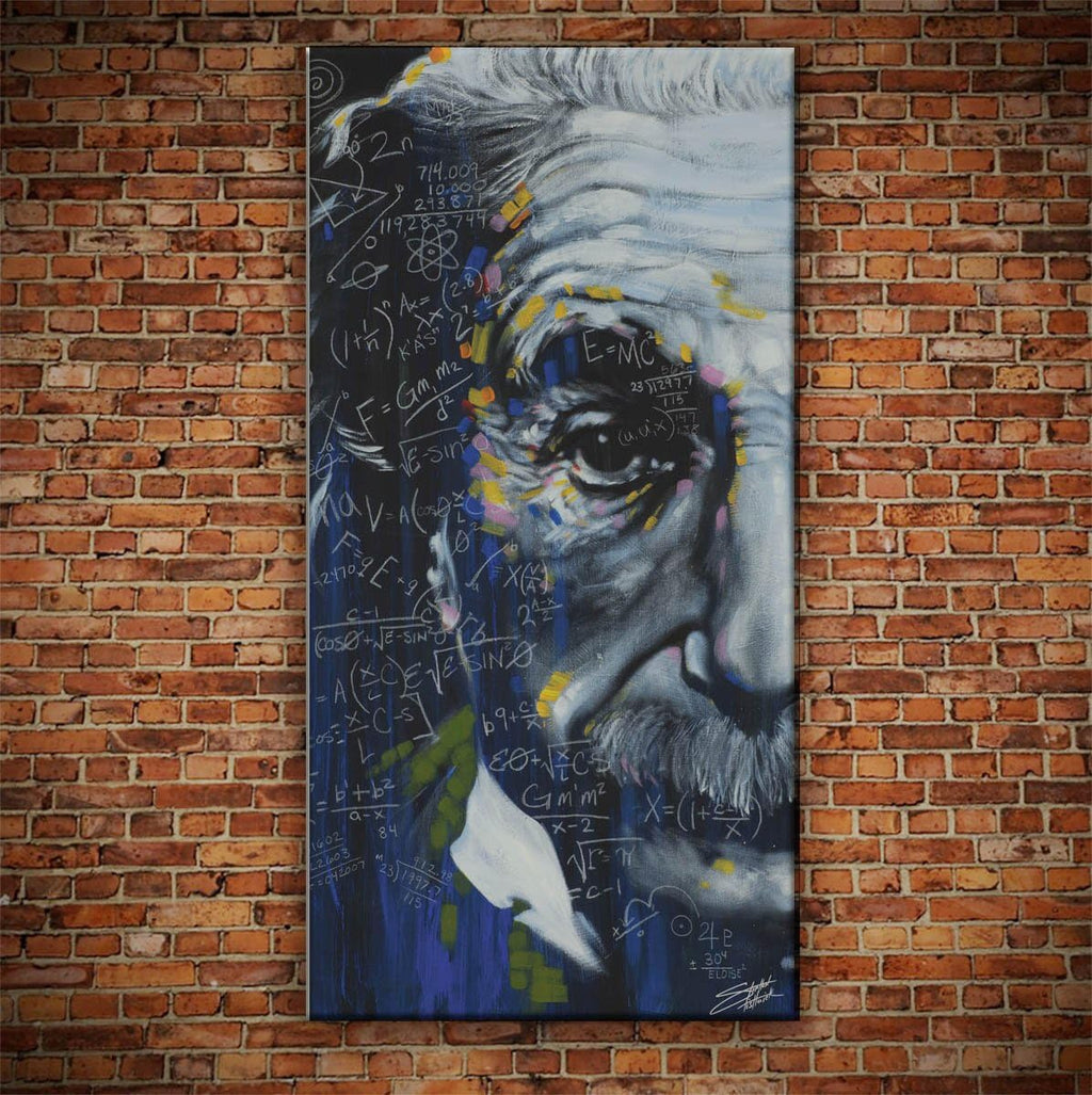 Einstein Canvas 24x24 Wall Art F968