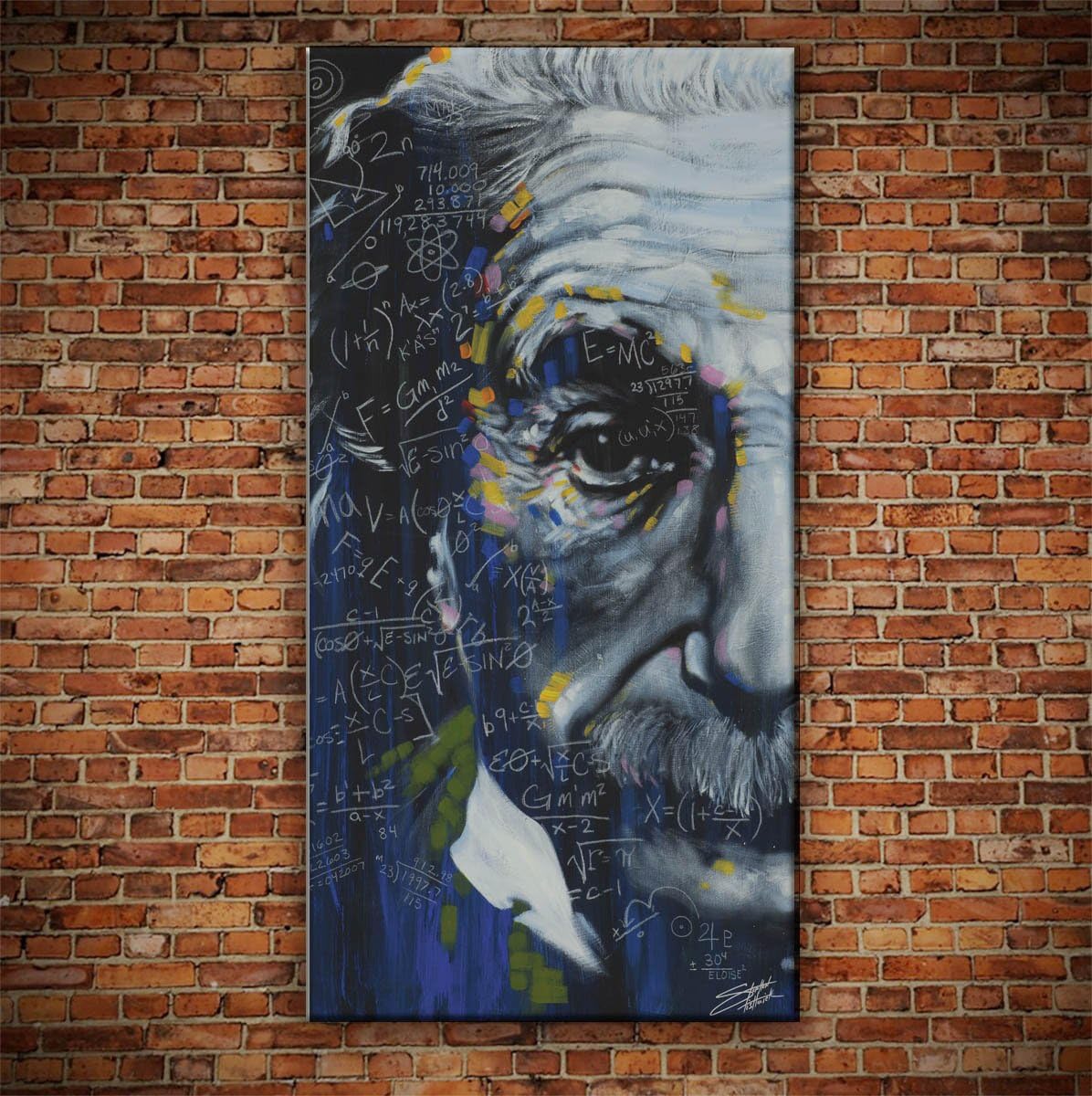Einstein Canvas 24x24 Wall Art F968