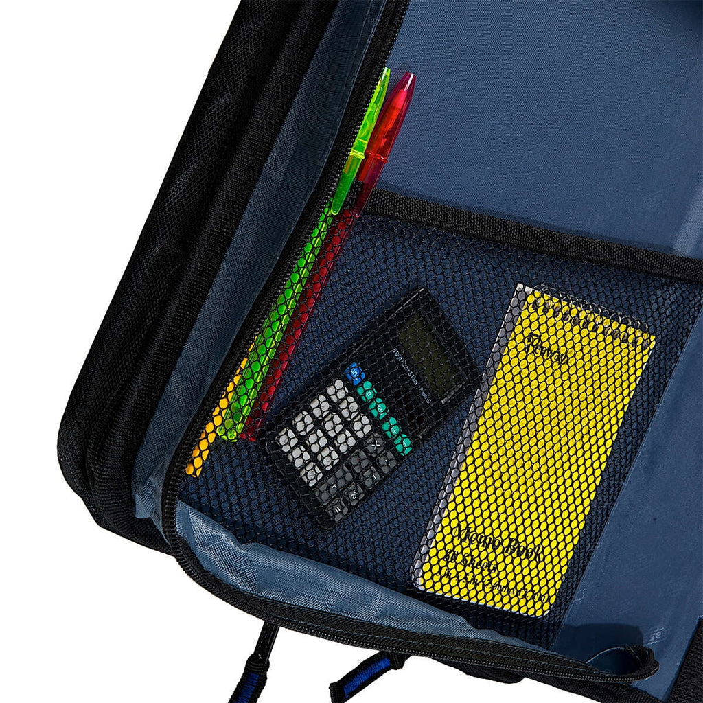 Blue 2" O-Ring Zipper Binder with 13" Tablet Pouch K204