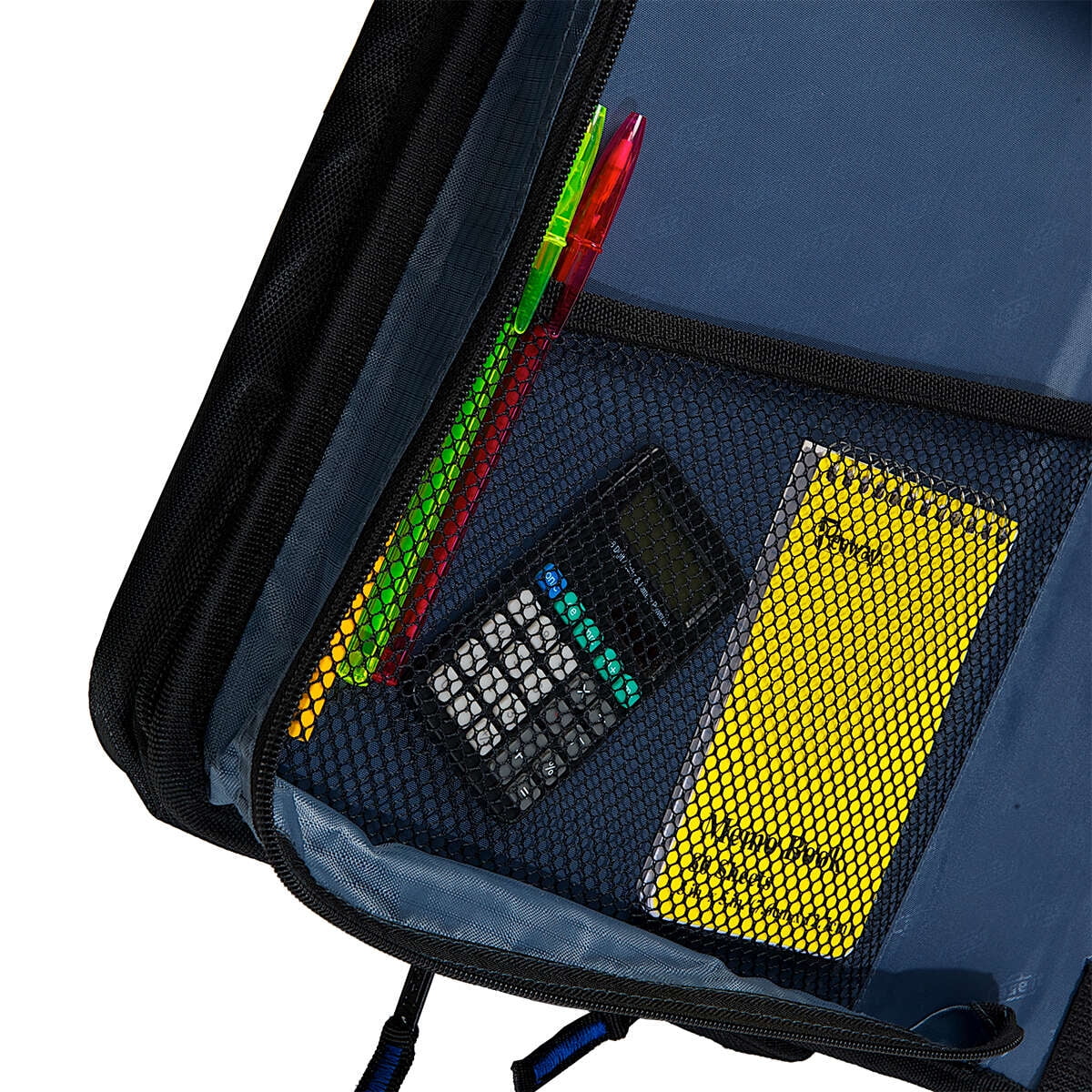 Blue 2" O-Ring Zipper Binder with 13" Tablet Pouch K204